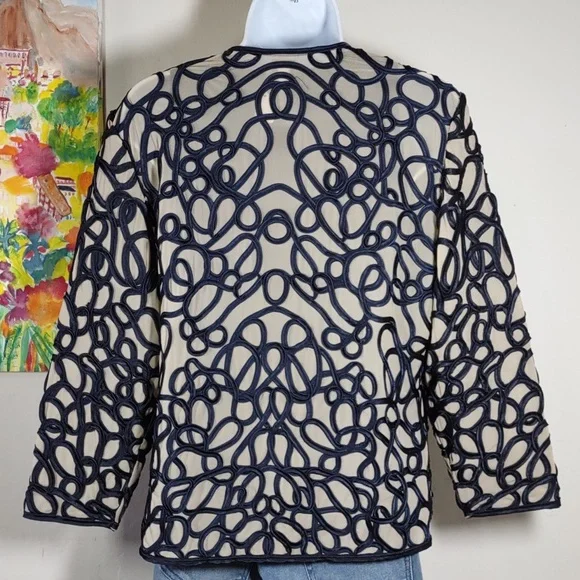 Chico's Soutache Ribbon Jacket - Picture 4 of 5